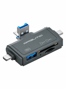 Картридер универсальный USB, Type-C, Lightning для карт памяти MICRO SD, SD Орбита OT-PCR27